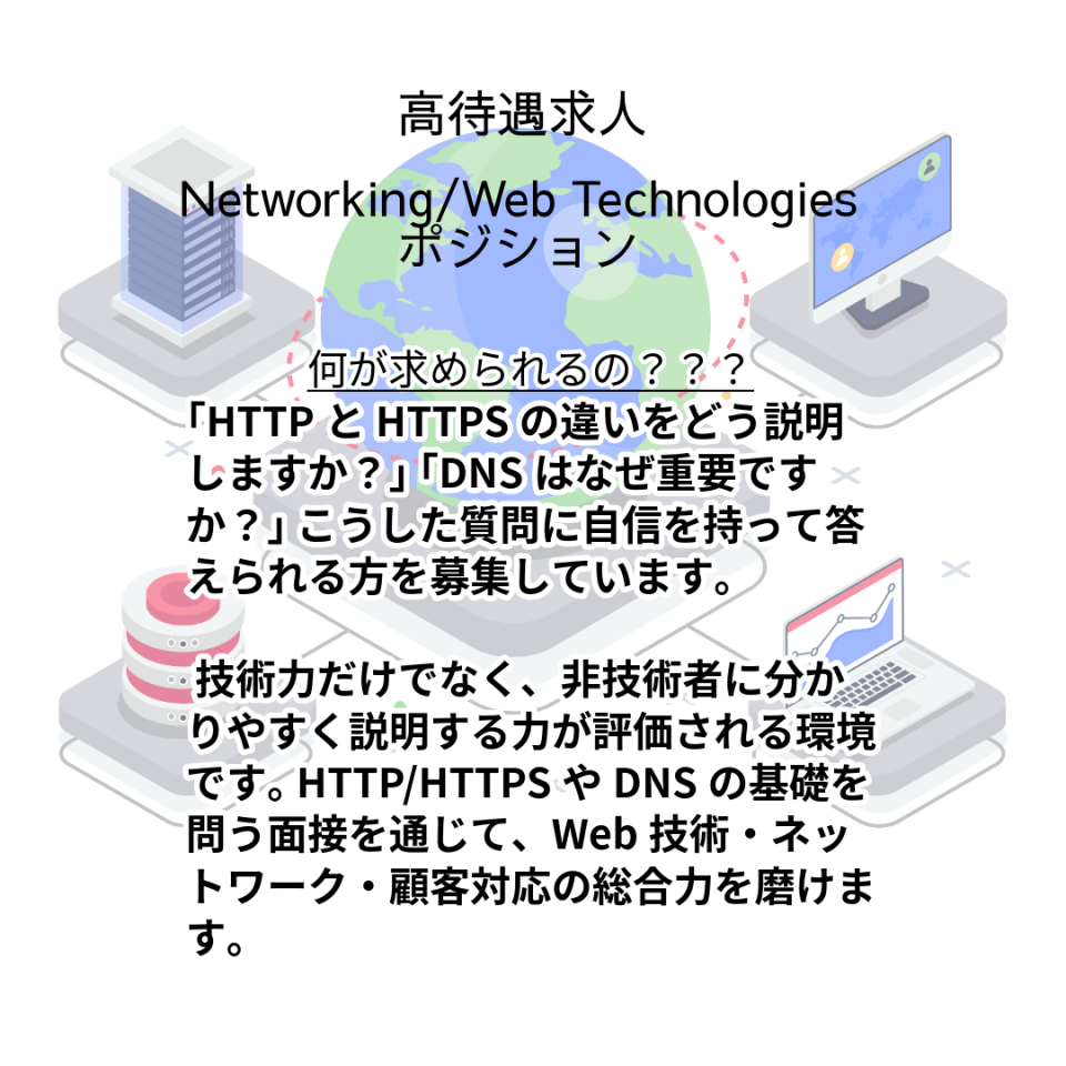 バイリンガル IT Support Engineer (Networking / Web Technologies)